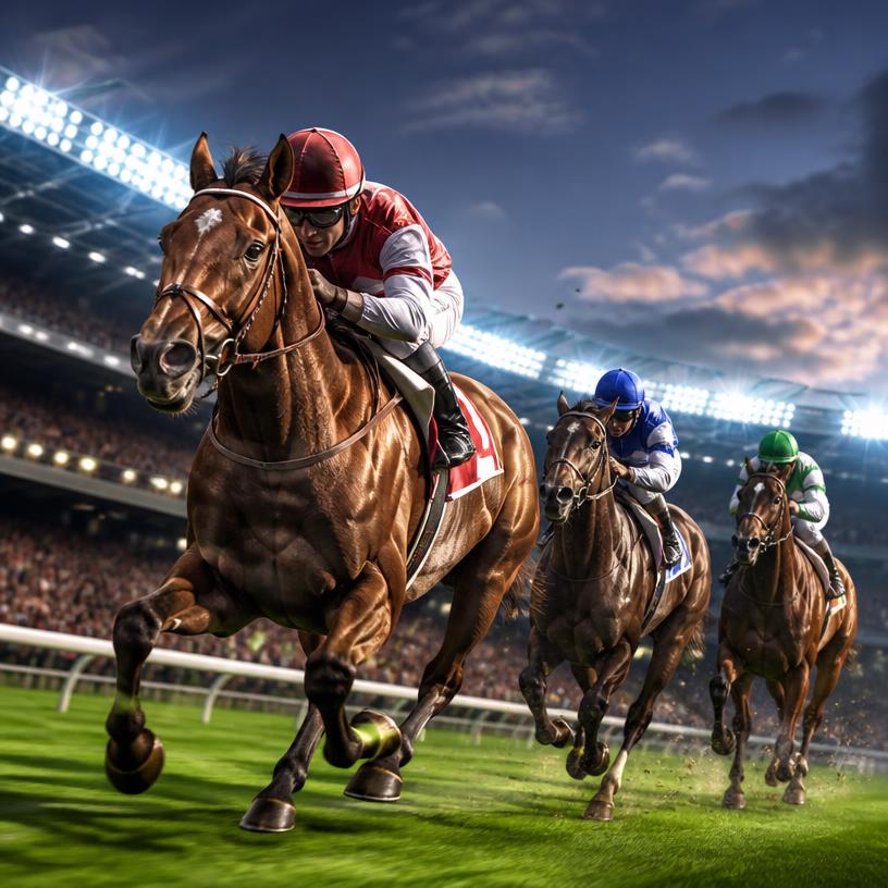 Virtual 3D Horse Racing